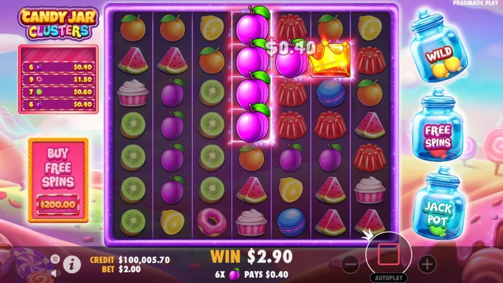 Slot Demo Gratis Candy Jar Clusters