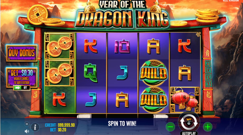 Slot Demo Gratis Year Of The Dragon King