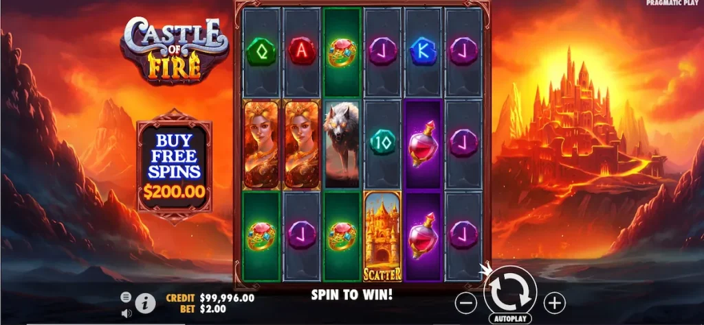 Slot Demo Gratis Castle Of Fire