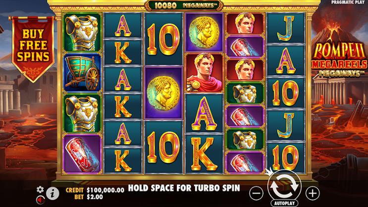 Slot Demo Gratis Pompeii Megareels Megaways